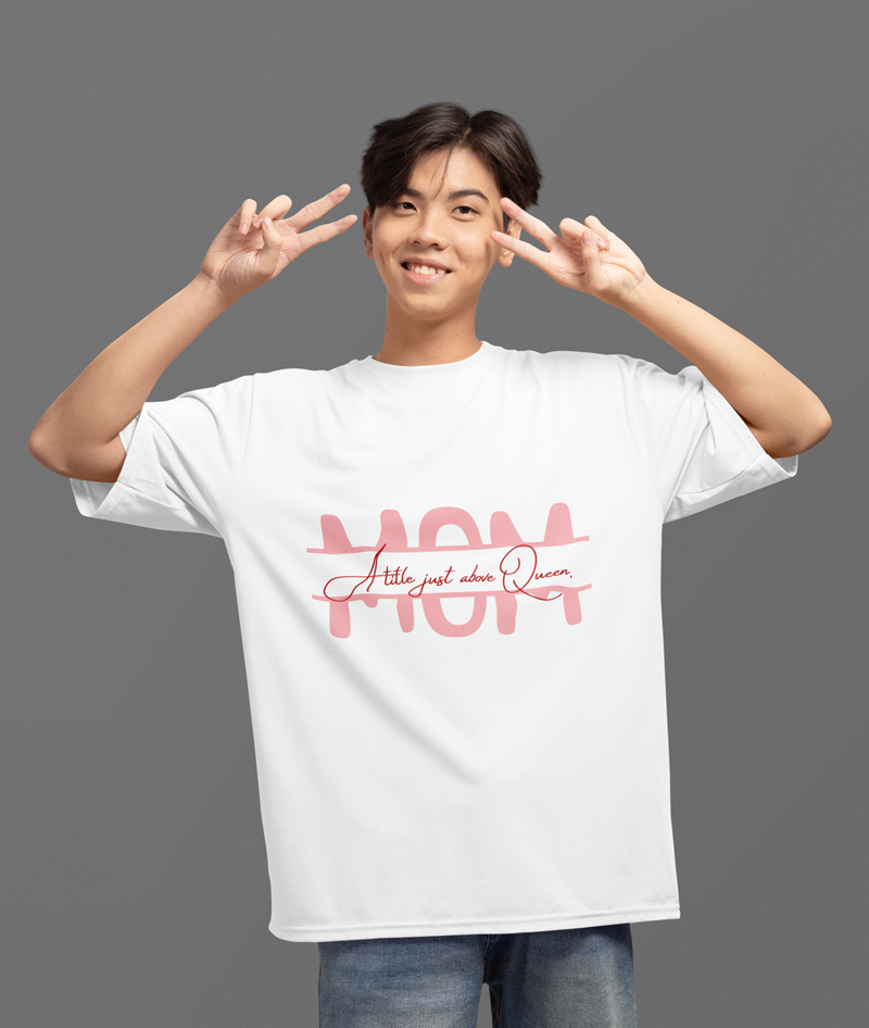 Drip SquadX Kid's Mom Is my Queen Tshirt