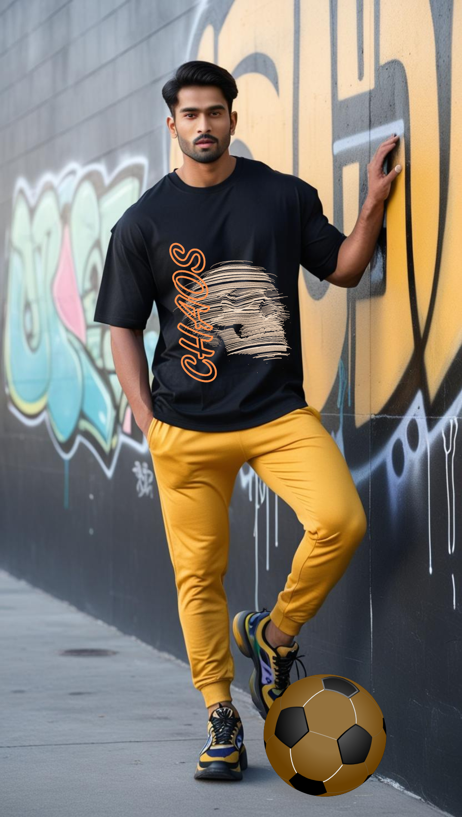 Drip SquadX Chaos Unisex Oversize Fit Tshirt