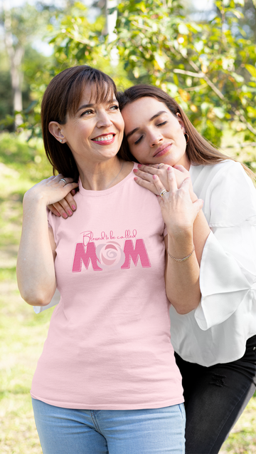 Drip SquadX Women Blessed To Be MoM Tshirt