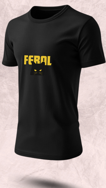 FERAL – Unisex Premium Supima Cotton Printed T-Shirt