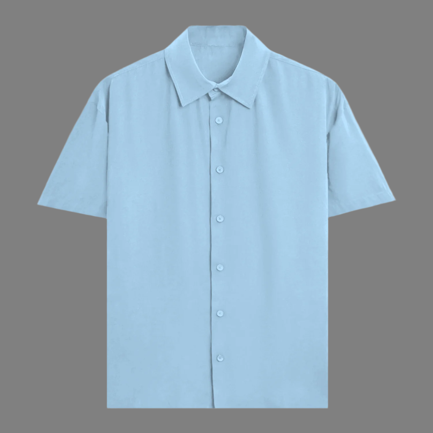 Unisex oversized Plain Knitted shirts Baby Blue 240 GSM Premium cotton | Dripsquadx