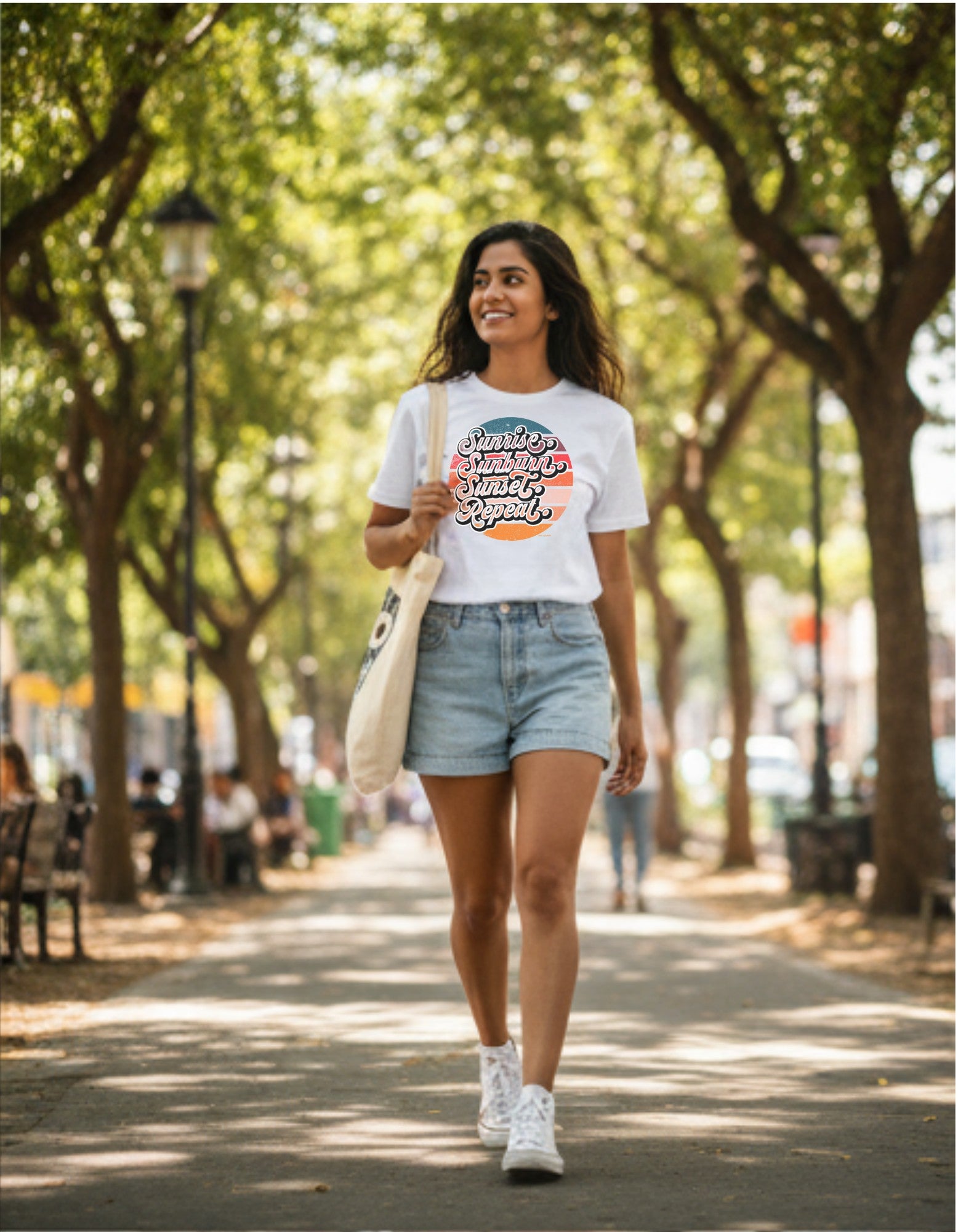 Sunrise Tee | Recycled Fiber Tshirt Drop – DripSquadX