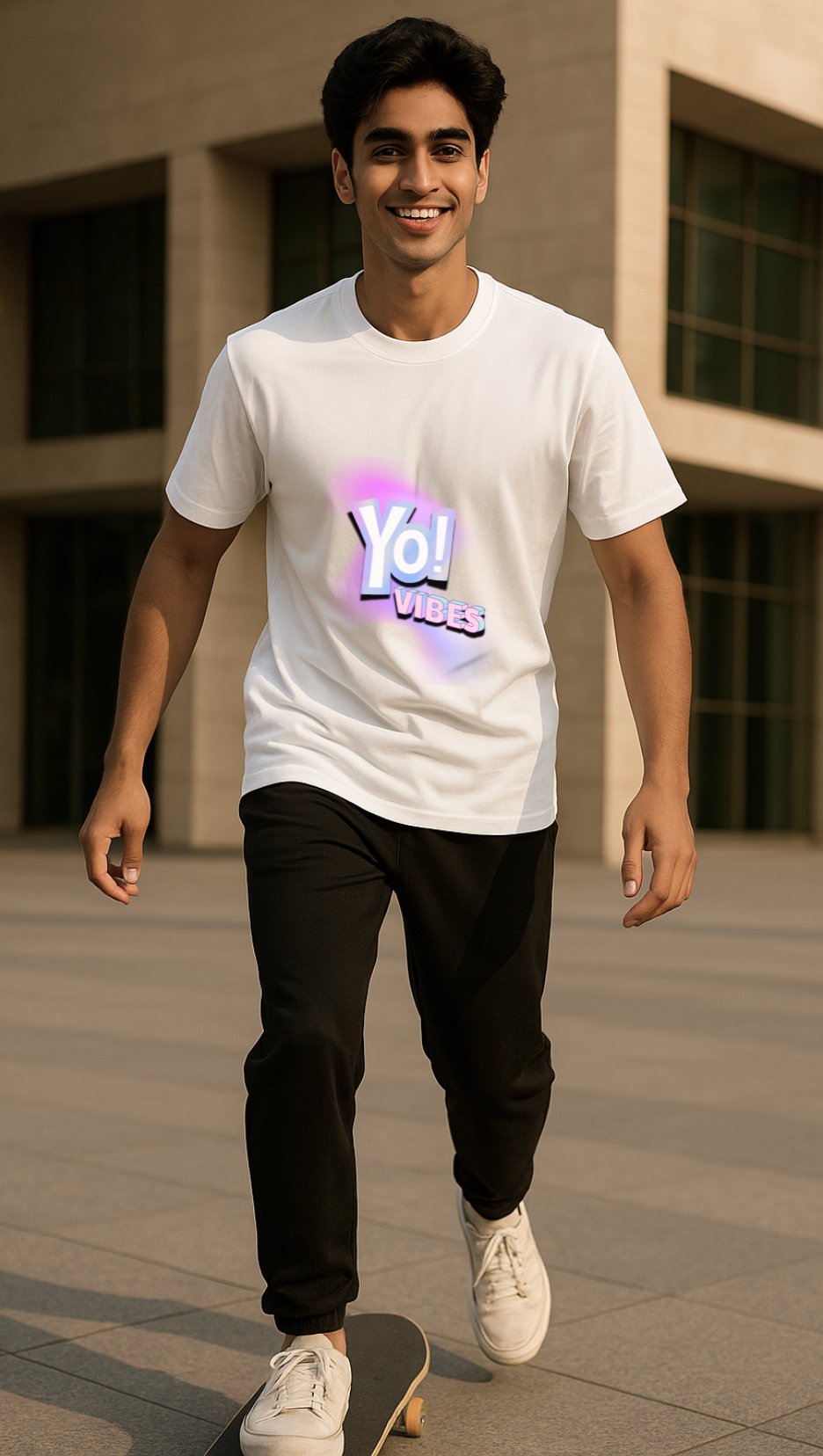 Yo Vibes Tee | Eco Essential Drop – DripSquadX