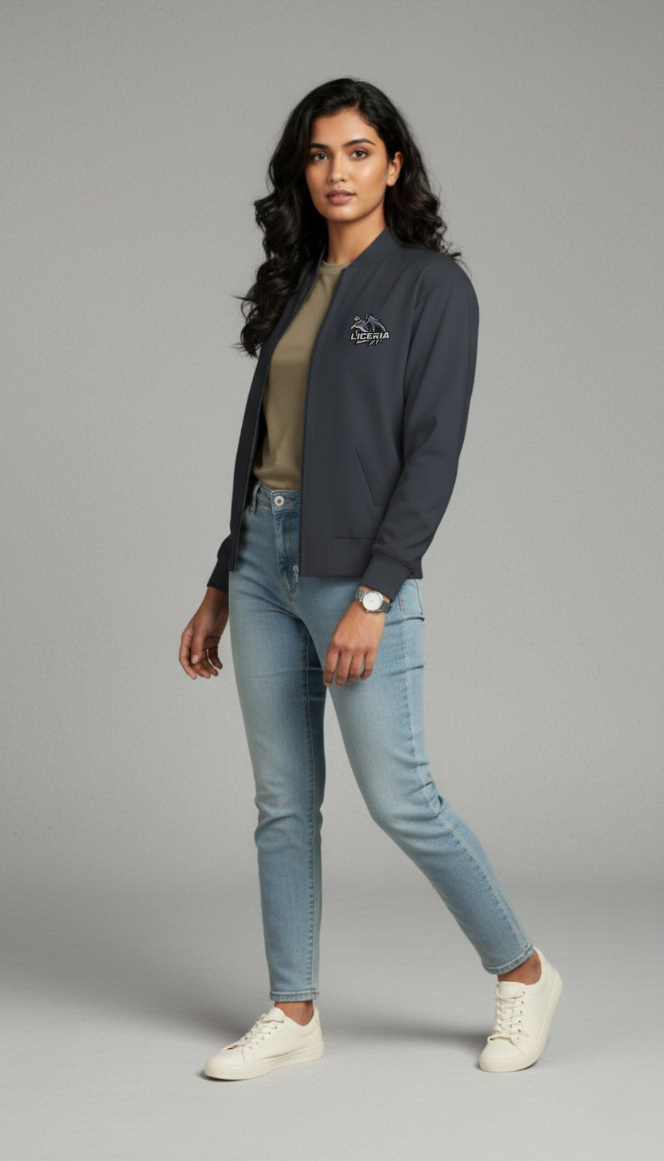 Unisex Eagle Esports Bomber Jacket Black 320 GSM Premium cotton | Dripsquadx