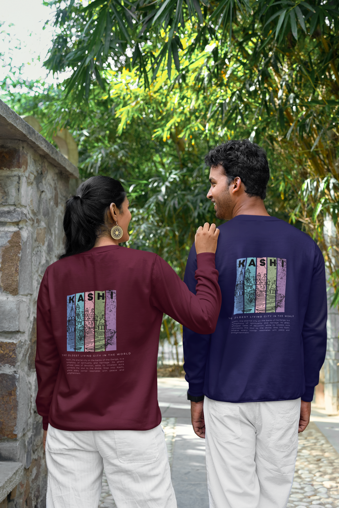 Drip SquadX Unisex Sweatshirt KASHI The Oldest City