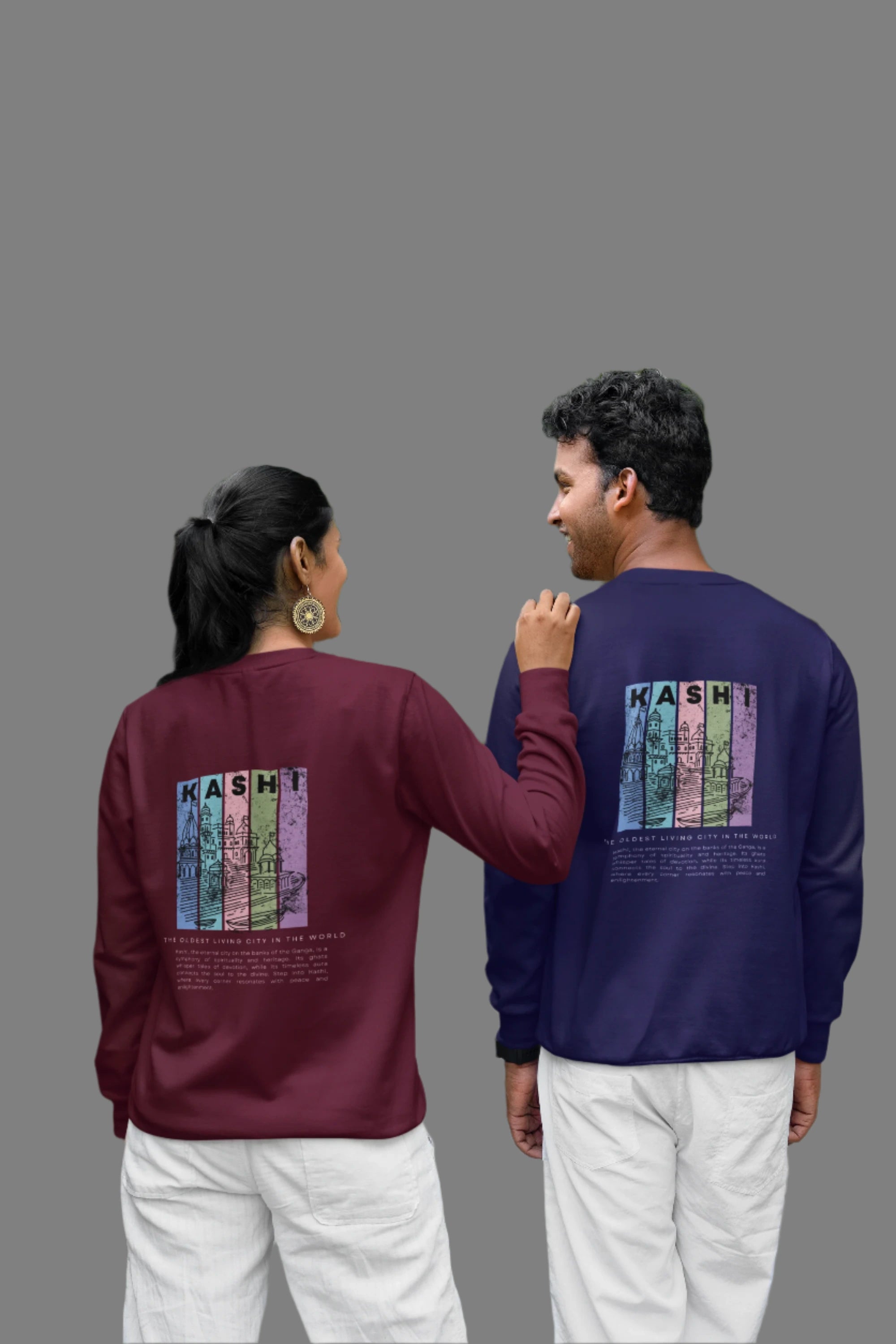 Drip SquadX Unisex Sweatshirt KASHI The Oldest City