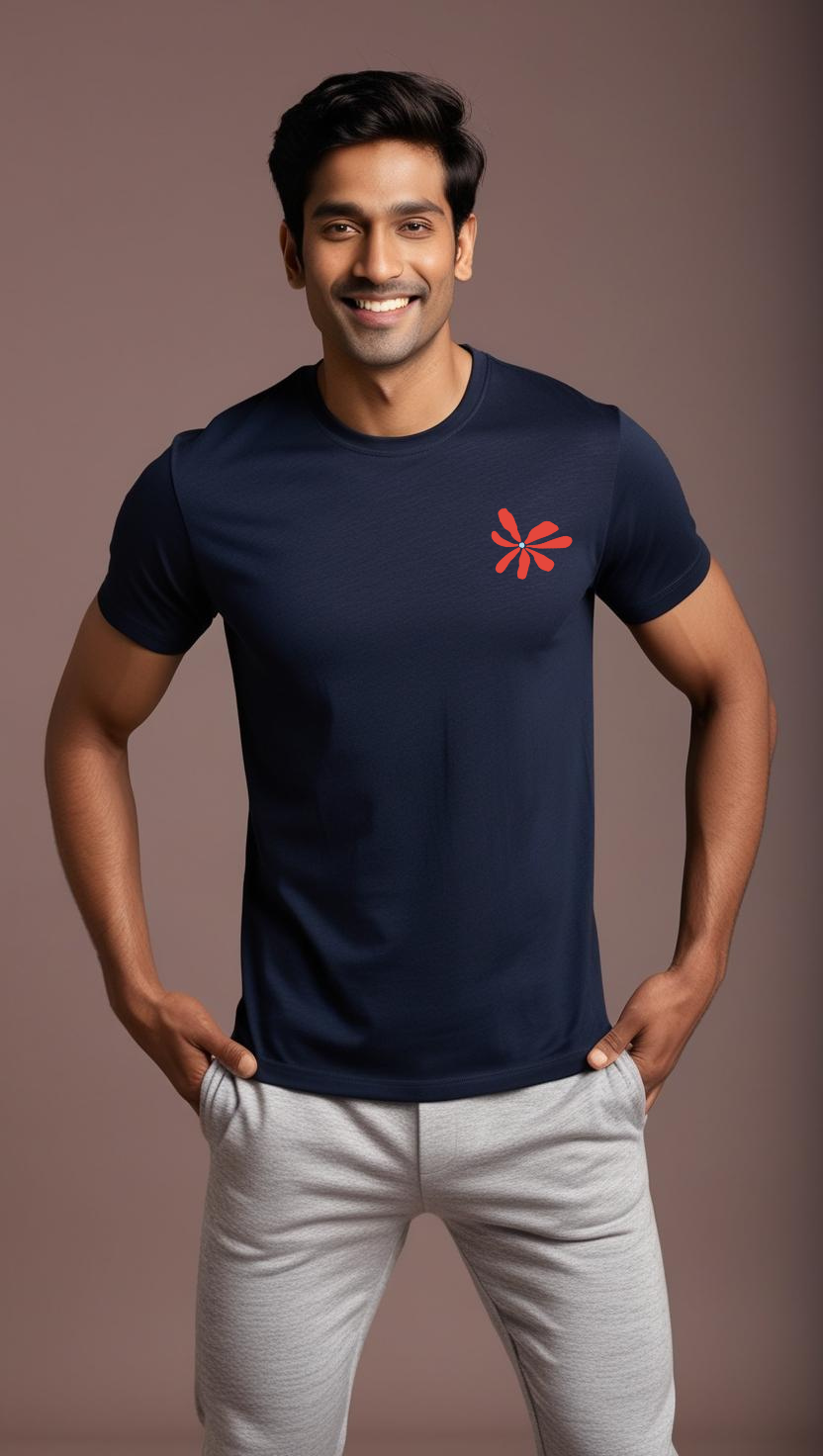Floral Drift Tee | Eco Essential Drop – DripSquadX