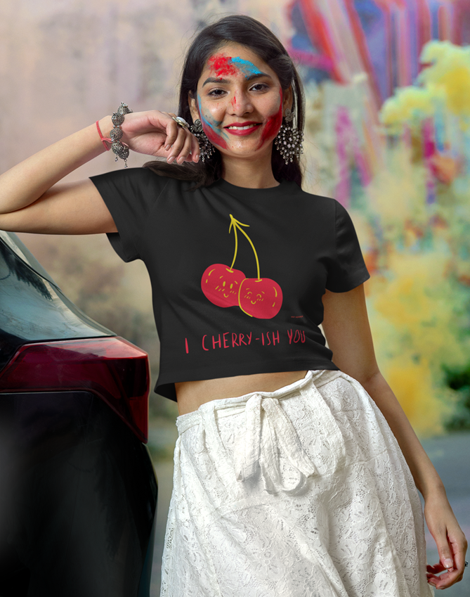 Drip SquadX Women ICherishYou Crop Top