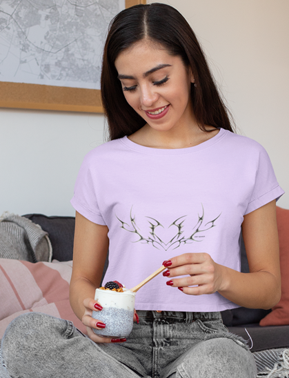 Drip SquadX Women Heart Crop Top