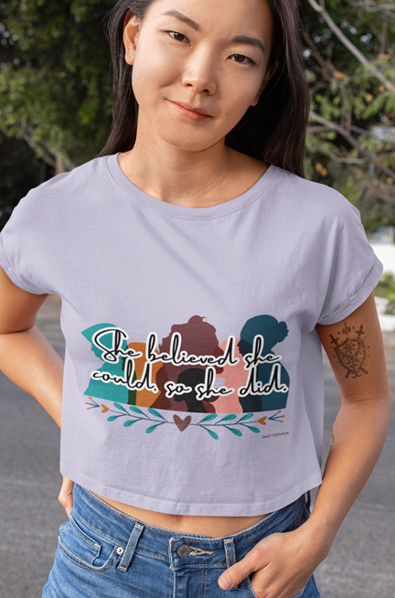 Drip SquadX Women She Crop Top