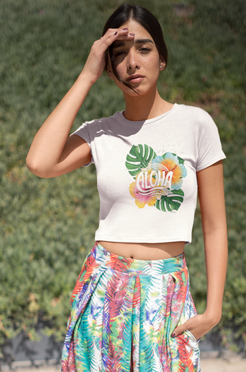 Drip SquadX Women Aloha Crop Top