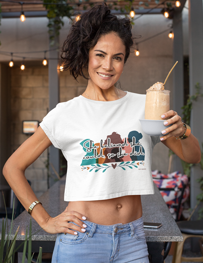 Drip SquadX Women She Crop Top