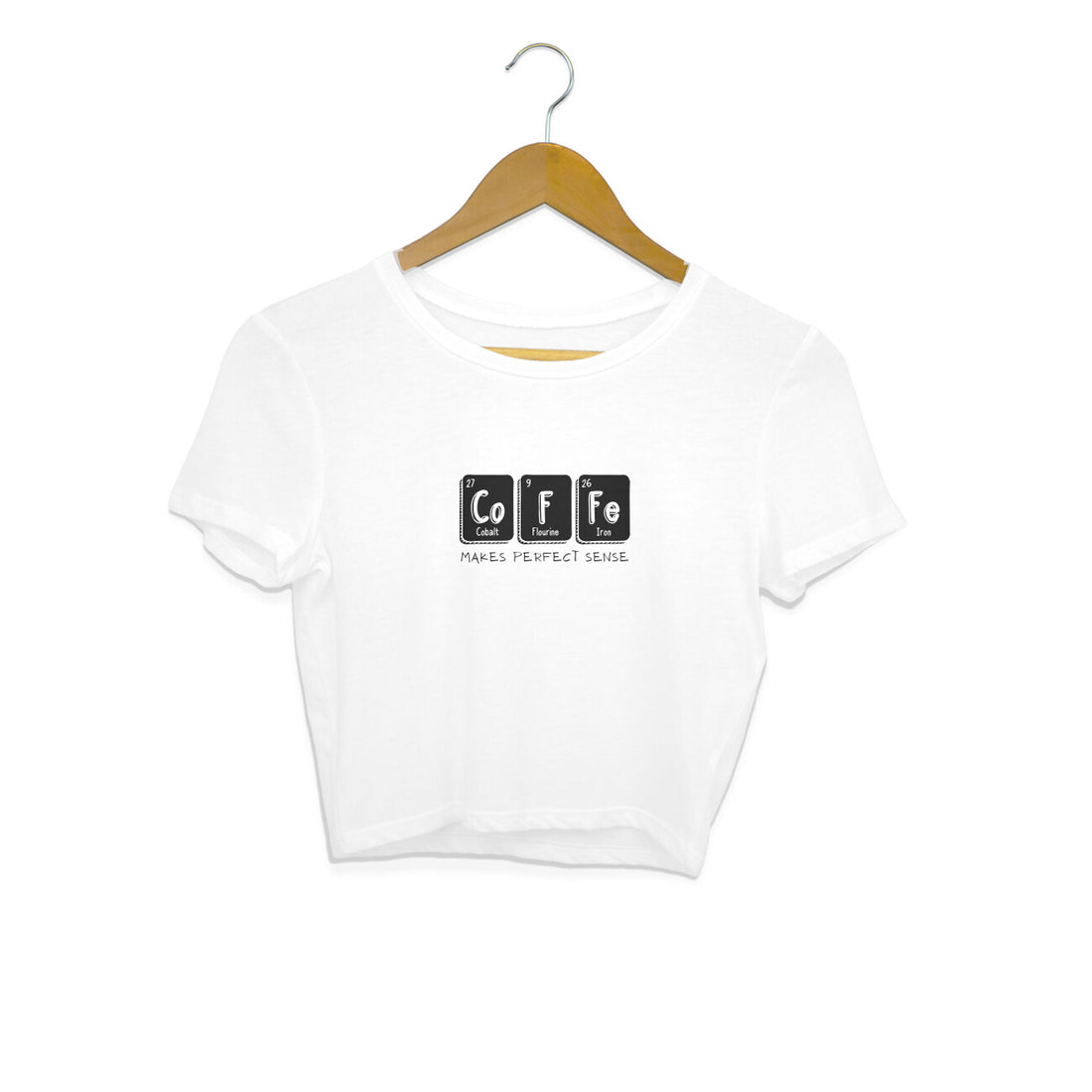 Drip SquadX Coffee Makes perfect Sense Crop Top