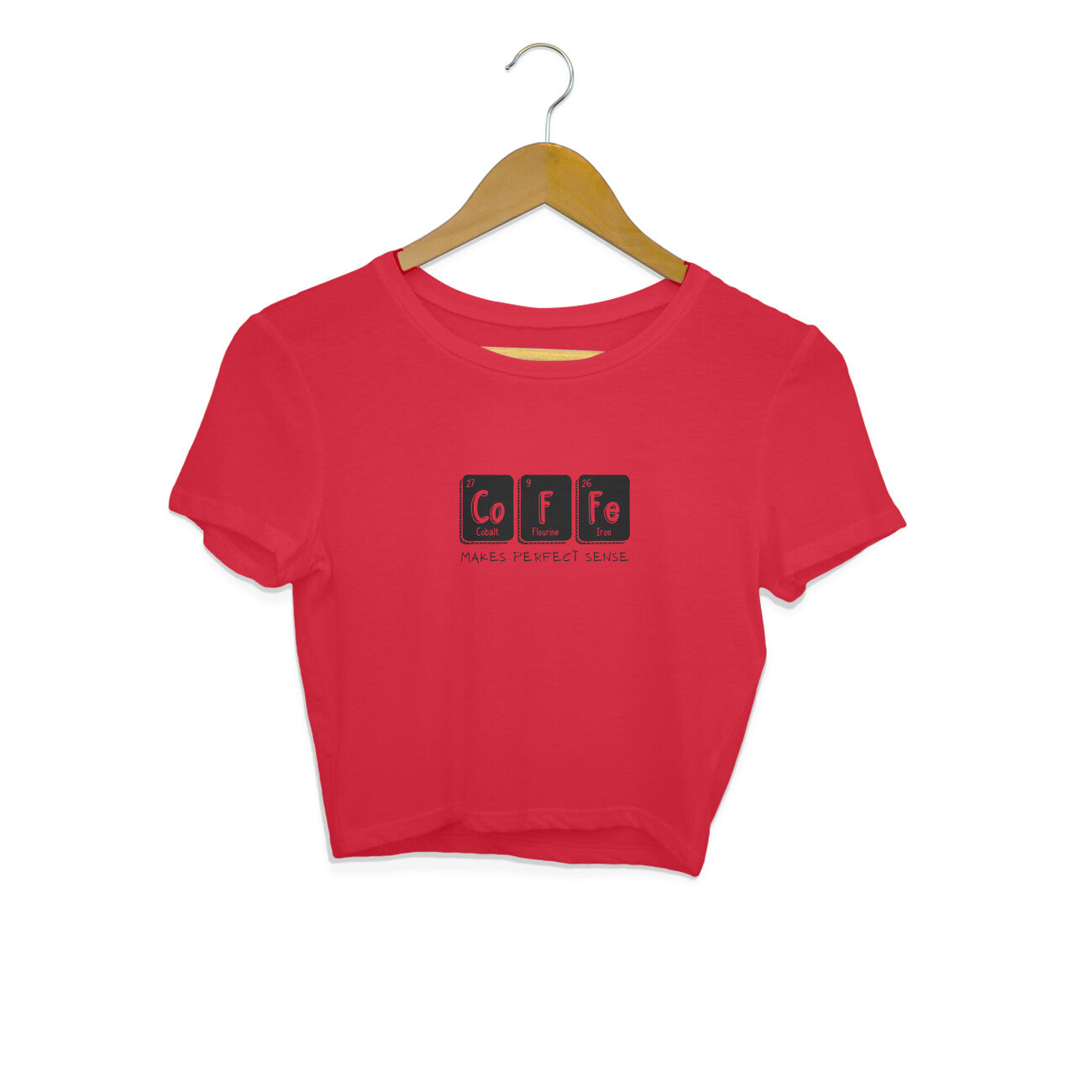 Drip SquadX Coffee Makes perfect Sense Crop Top