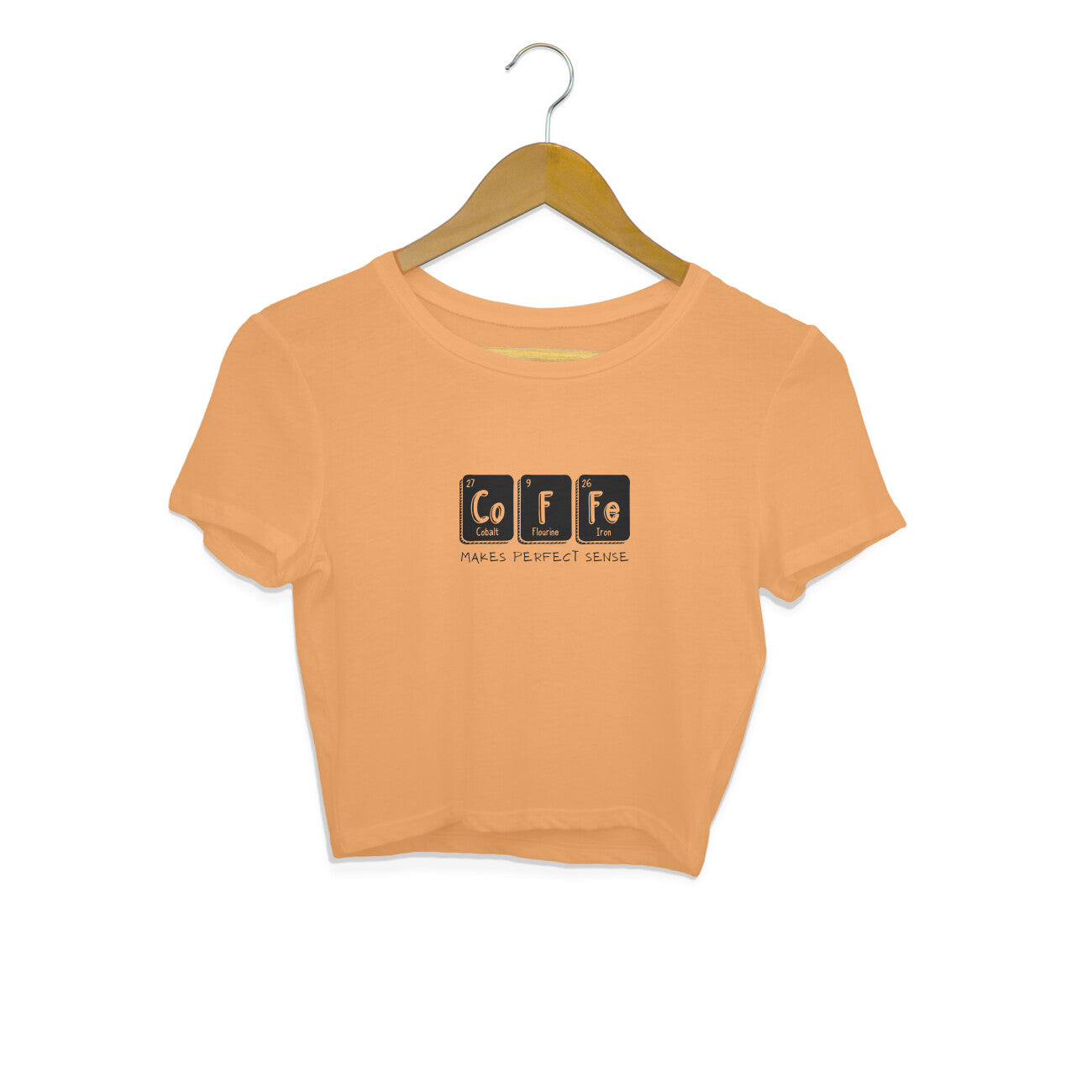 Drip SquadX Coffee Makes perfect Sense Crop Top