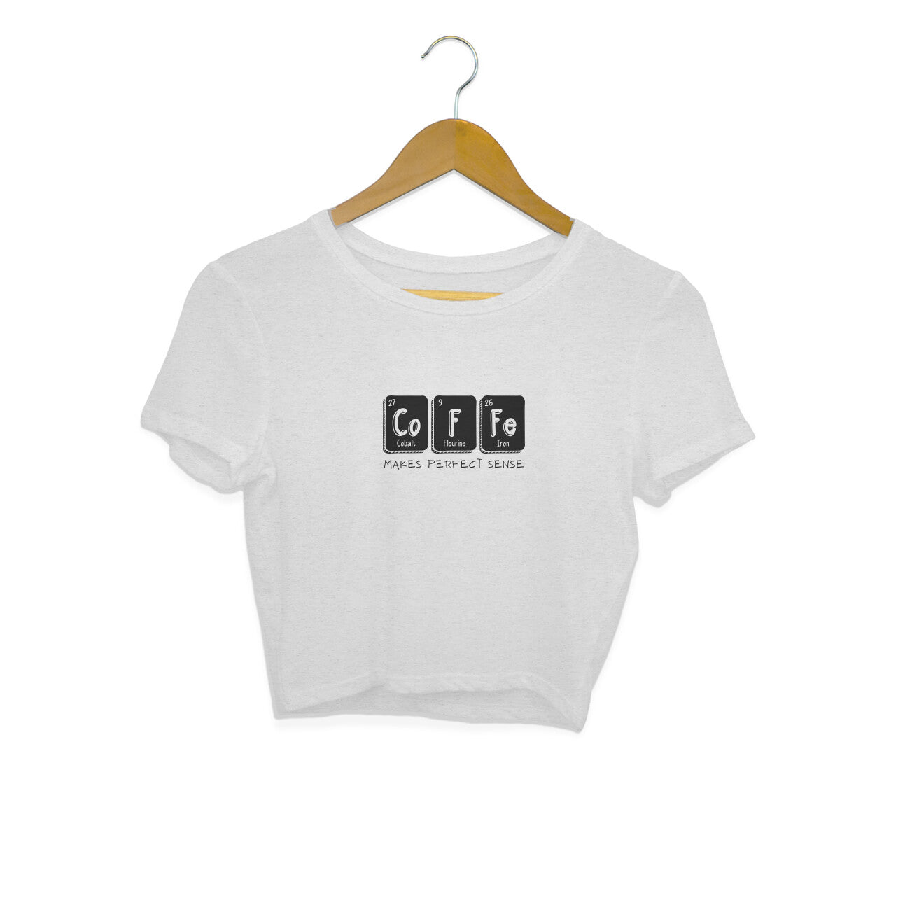 Drip SquadX Coffee Makes perfect Sense Crop Top