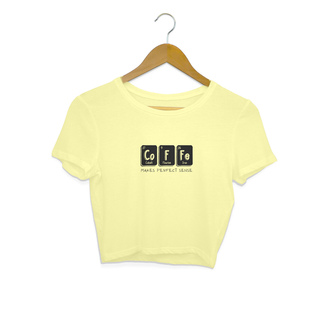 Drip SquadX Coffee Makes perfect Sense Crop Top