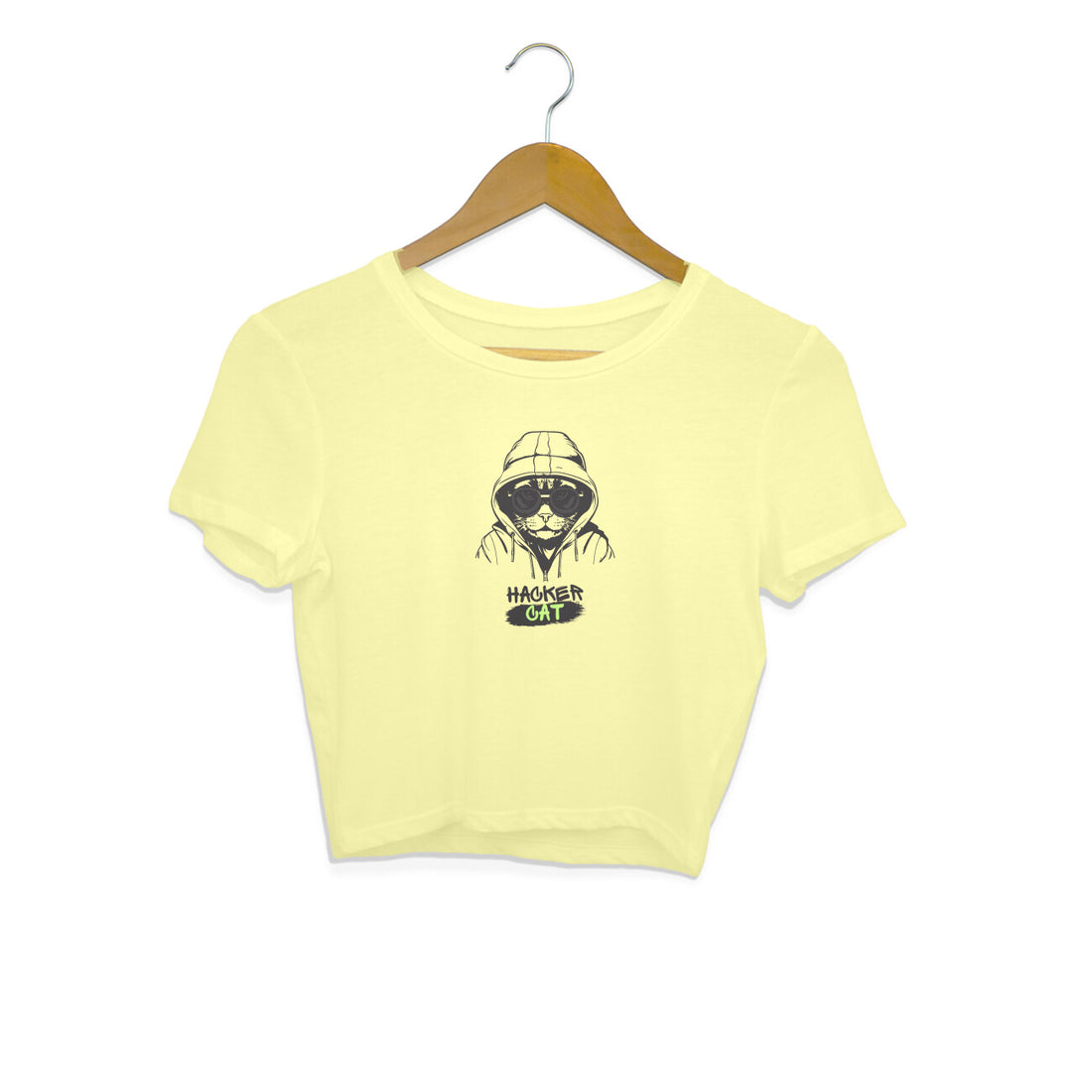 Drip SquadX Hacker Cat Crop Top