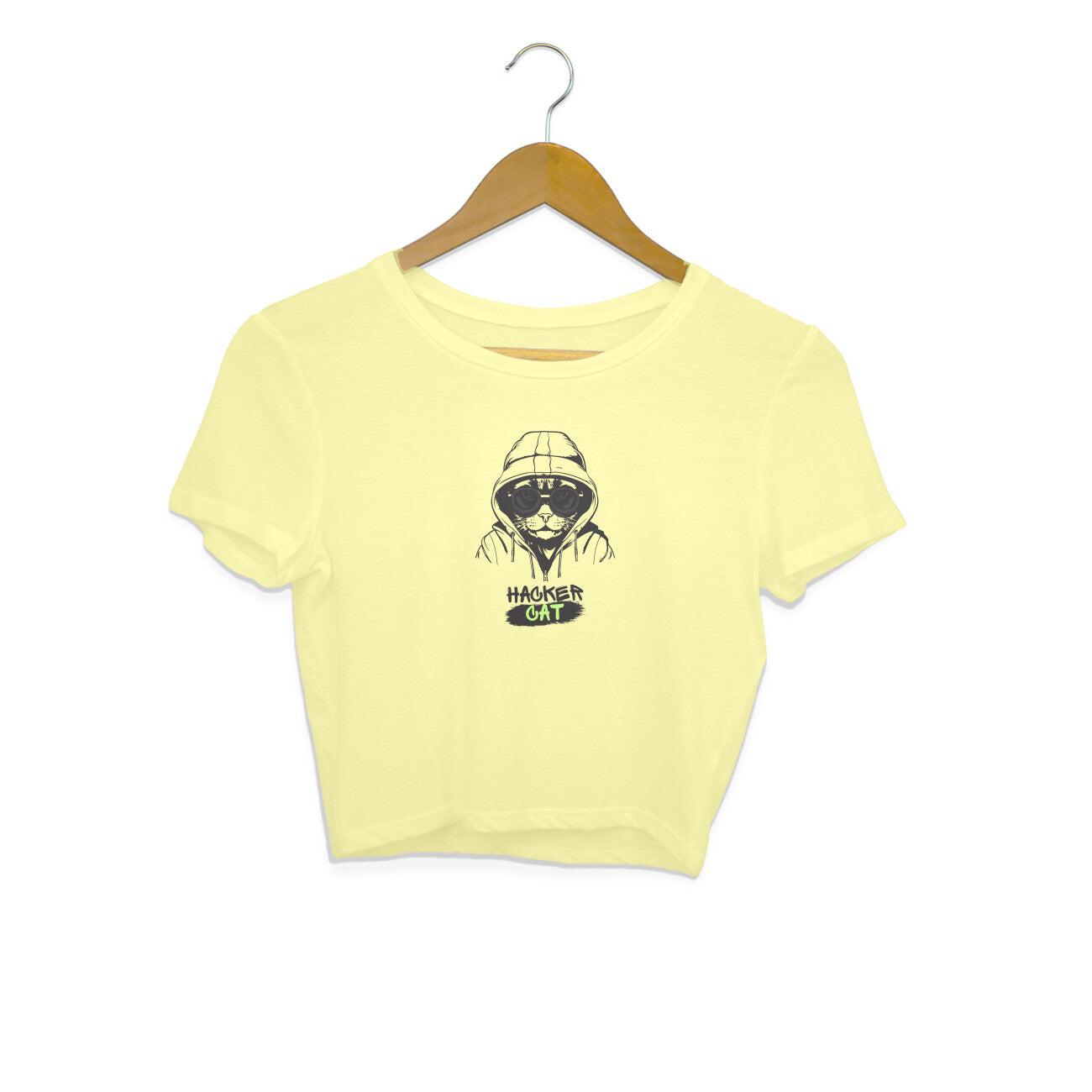 Drip SquadX Hacker Cat Crop Top