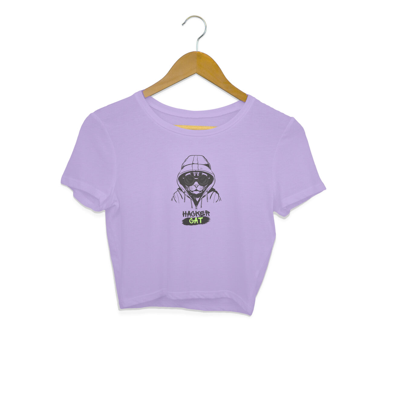 Drip SquadX Hacker Cat Crop Top