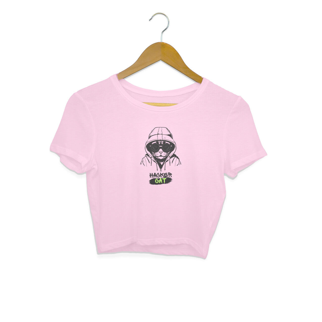 Drip SquadX Hacker Cat Crop Top