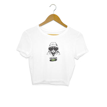 Drip SquadX Hacker Cat Crop Top