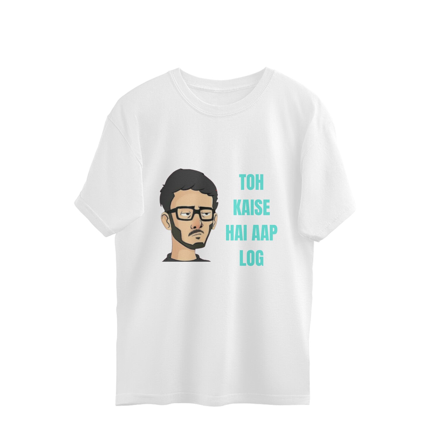Drip Squadx Gamer Kaise hai App Oversized Tshirt