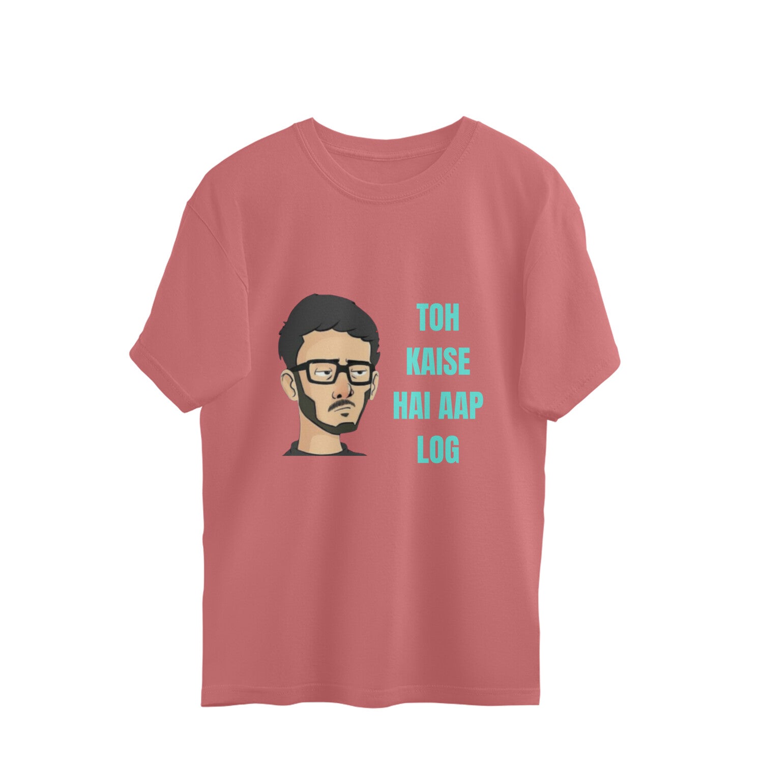 Drip Squadx Gamer Kaise hai App Oversized Tshirt