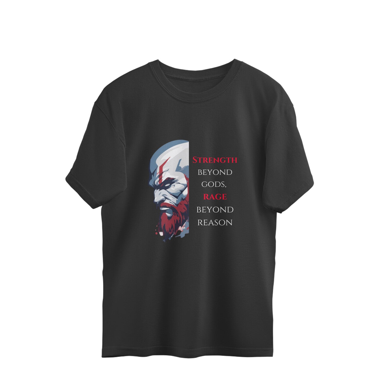Drip Squadx Gamer Karto's Strength Oversized Tshirt Dark