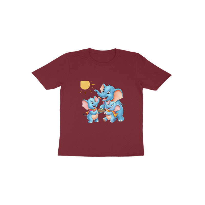 Drip SquadX Kids Happy Elephant Family Tshirt