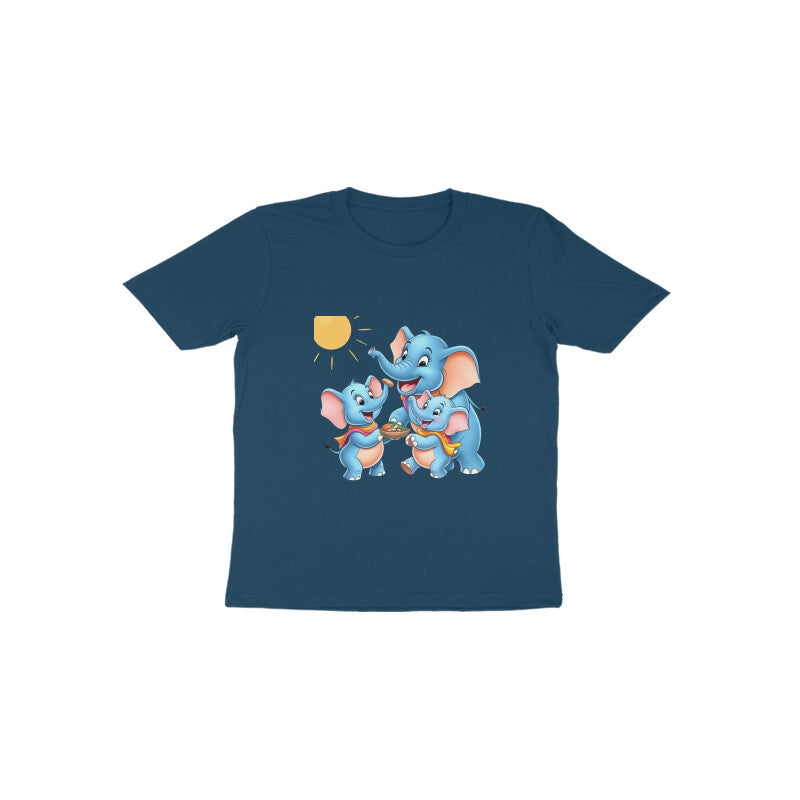 Drip SquadX Kids Happy Elephant Family Tshirt
