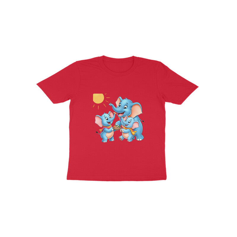 Drip SquadX Kids Happy Elephant Family Tshirt