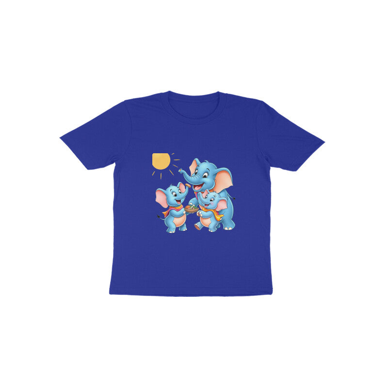 Drip SquadX Kids Happy Elephant Family Tshirt