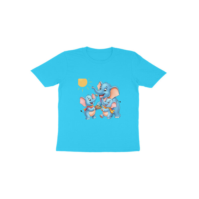 Drip SquadX Kids Happy Elephant Family Tshirt