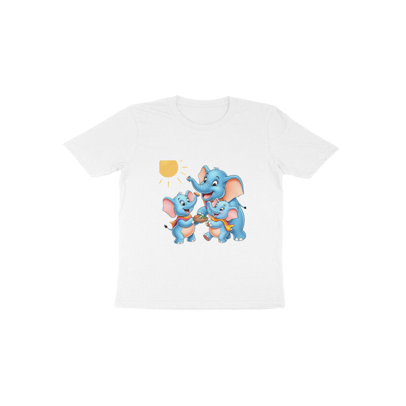 Drip SquadX Kids Happy Elephant Family Tshirt