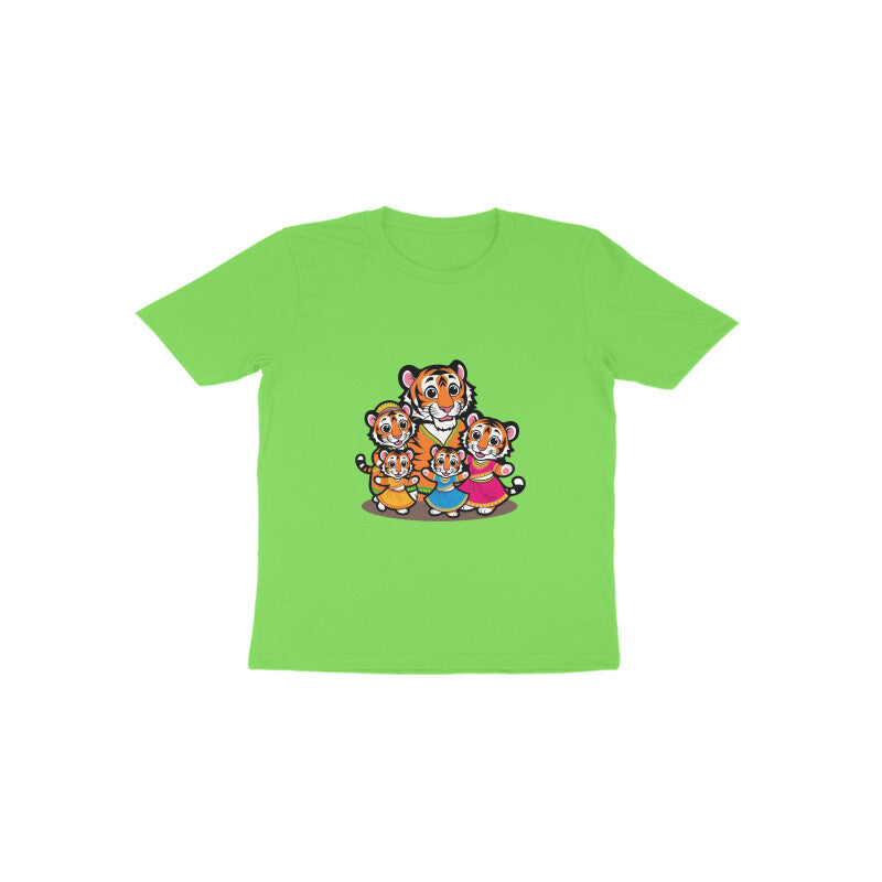 Drip SquadX Kids Indian Tiger Family T-shirt