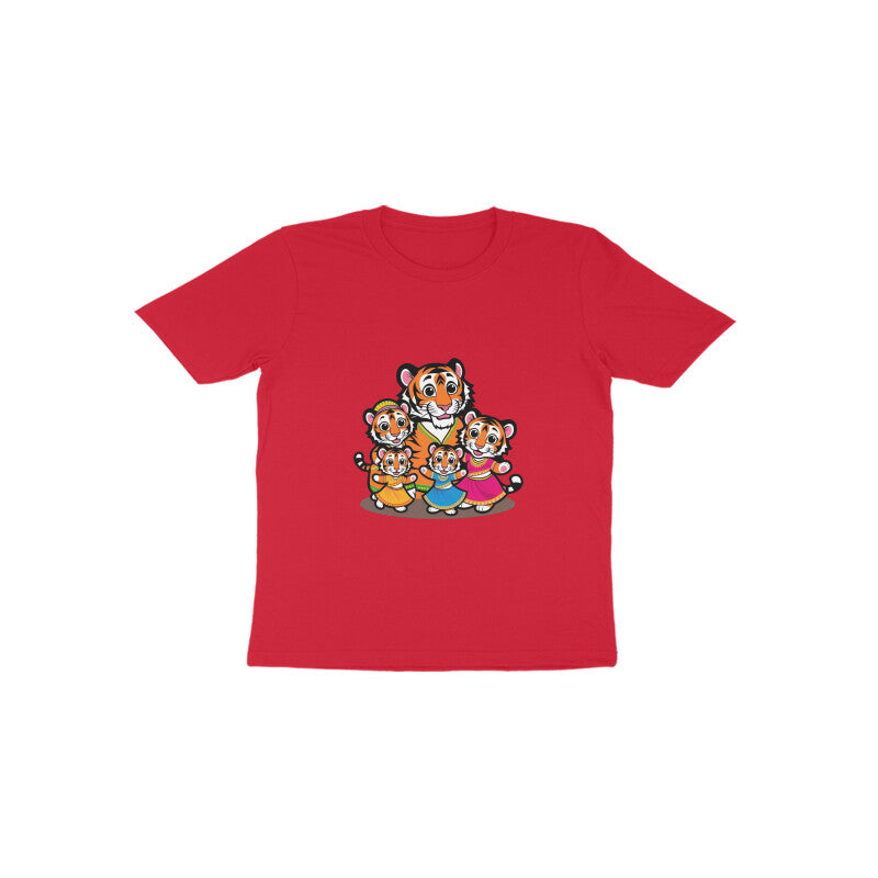 Drip SquadX Kids Indian Tiger Family T-shirt