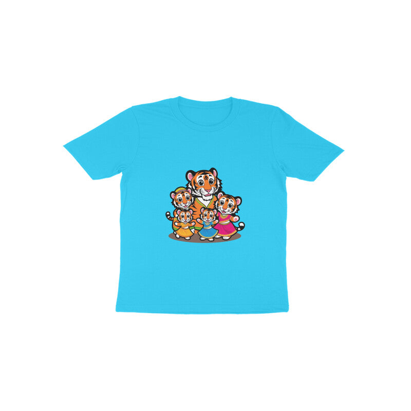 Drip SquadX Kids Indian Tiger Family T-shirt