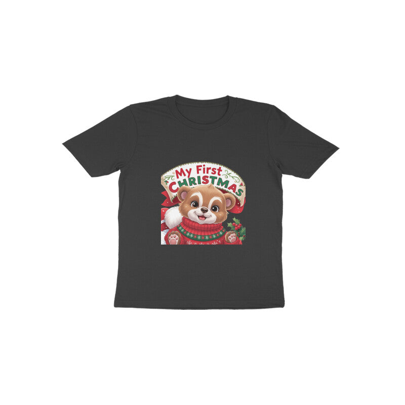 Drip SquadX Kids First Christmas Panda T-shirt