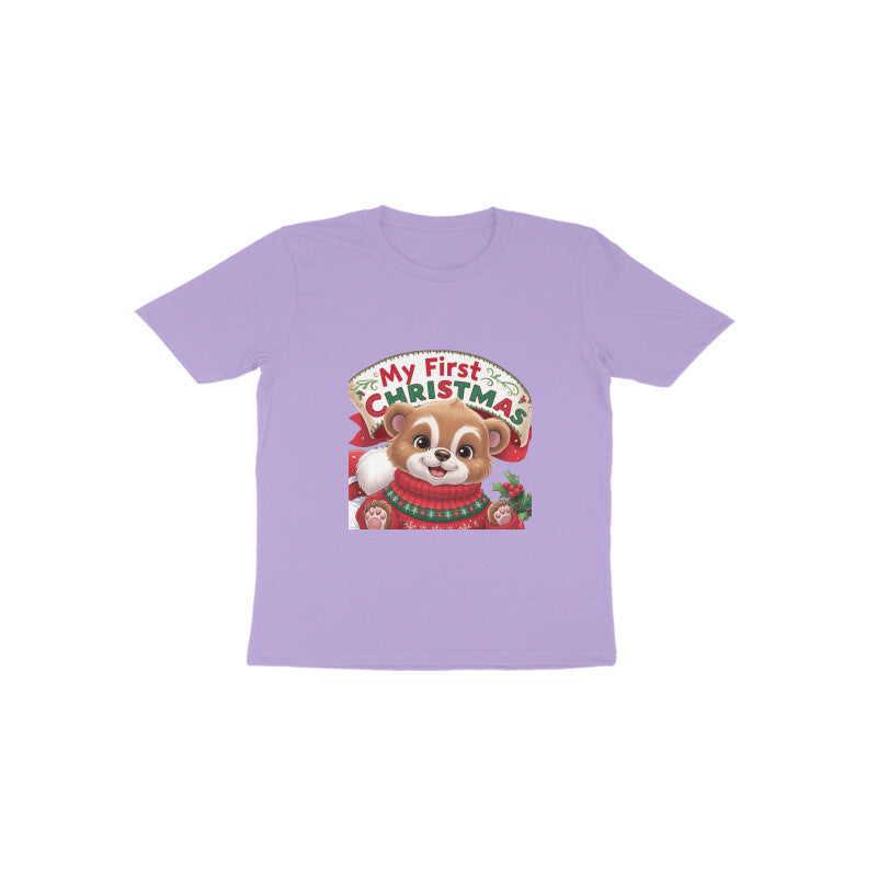 Drip SquadX Kids First Christmas Panda T-shirt