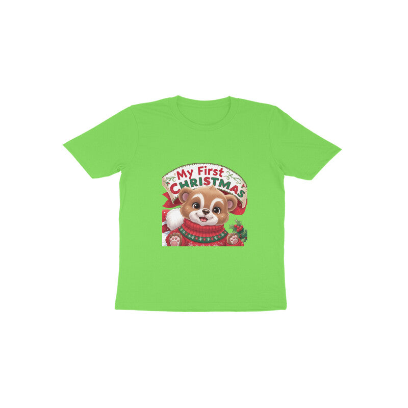 Drip SquadX Kids First Christmas Panda T-shirt