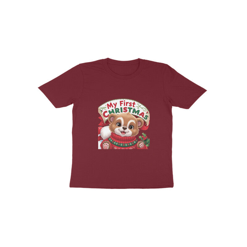 Drip SquadX Kids First Christmas Panda T-shirt