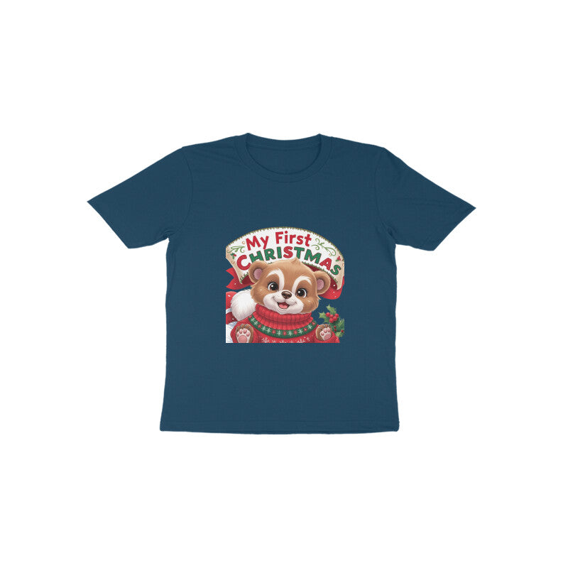 Drip SquadX Kids First Christmas Panda T-shirt