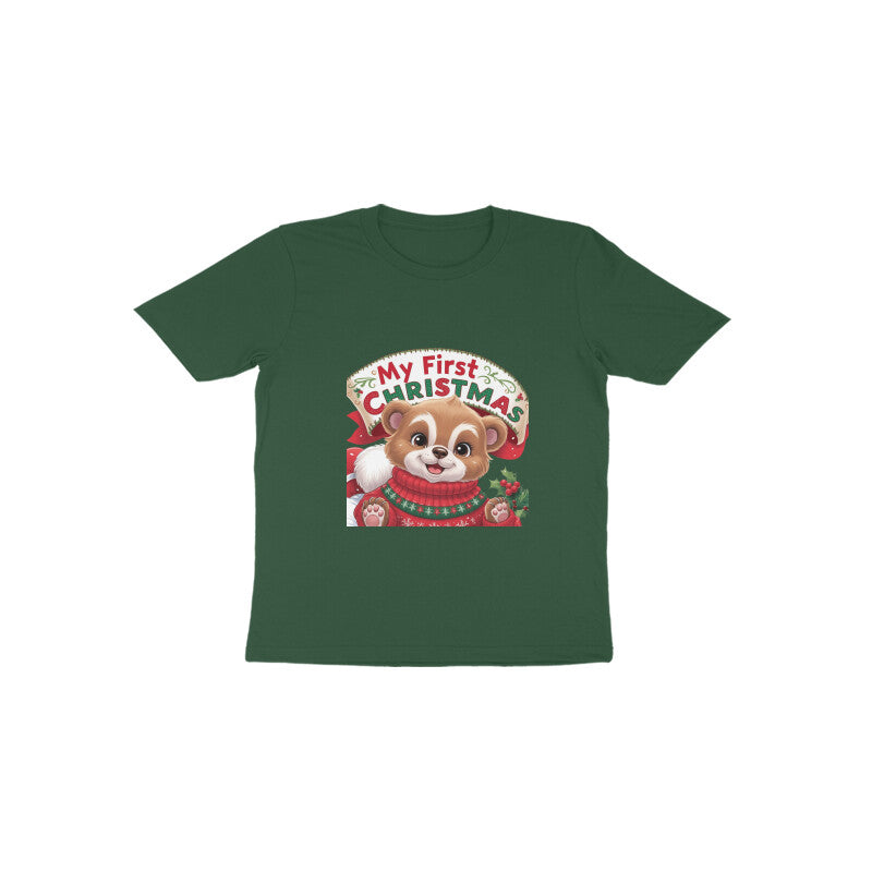 Drip SquadX Kids First Christmas Panda T-shirt