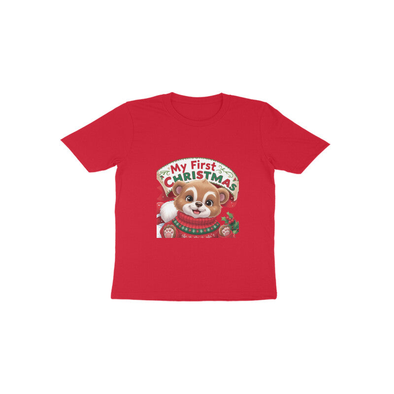 Drip SquadX Kids First Christmas Panda T-shirt