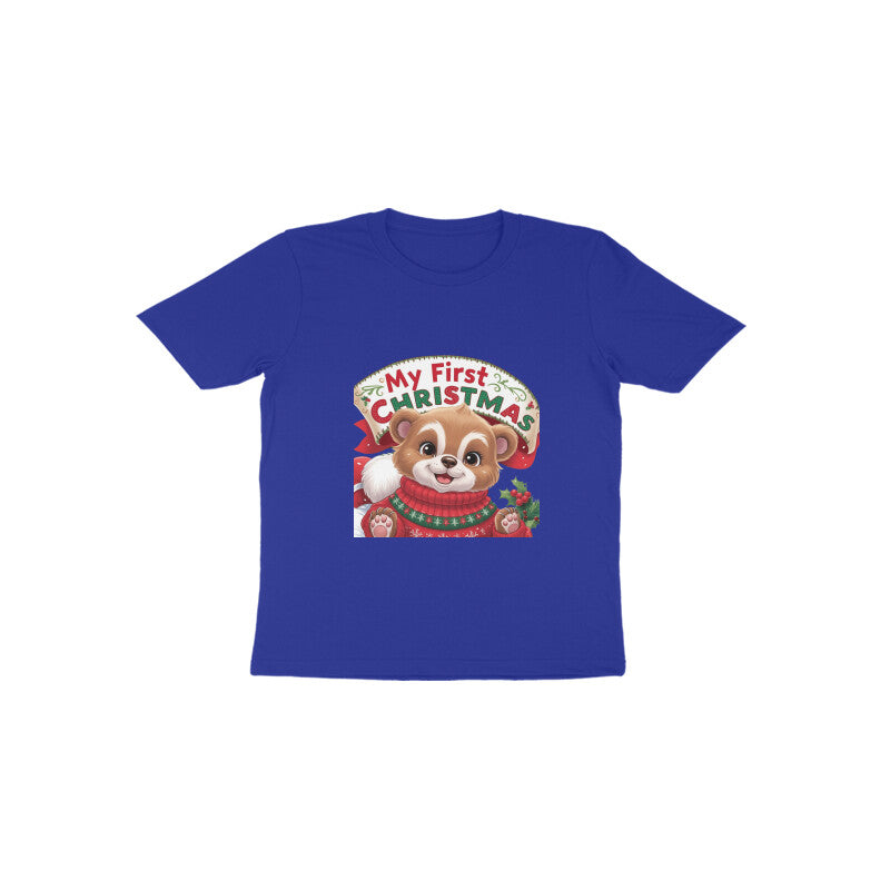 Drip SquadX Kids First Christmas Panda T-shirt
