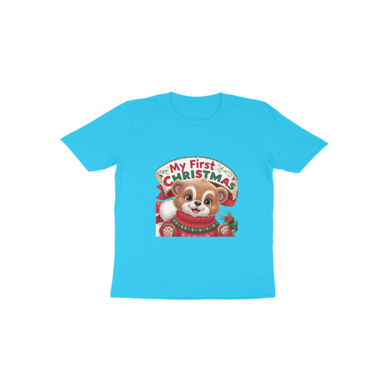 Drip SquadX Kids First Christmas Panda T-shirt