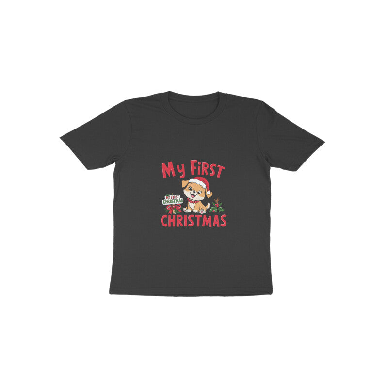 Drip SquadX Kids First Christmas Puppy Tshirt
