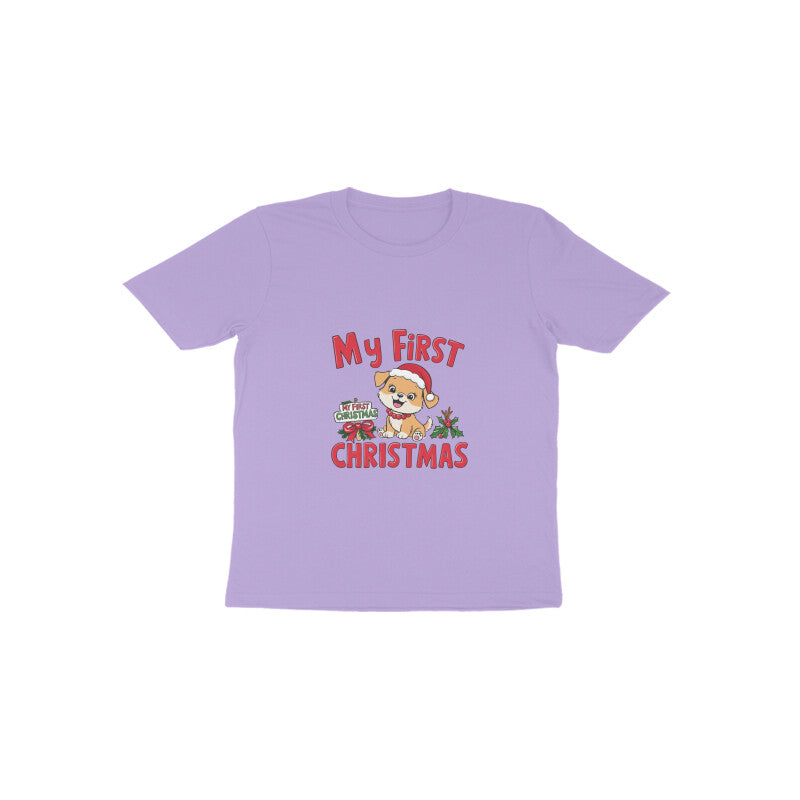 Drip SquadX Kids First Christmas Puppy Tshirt