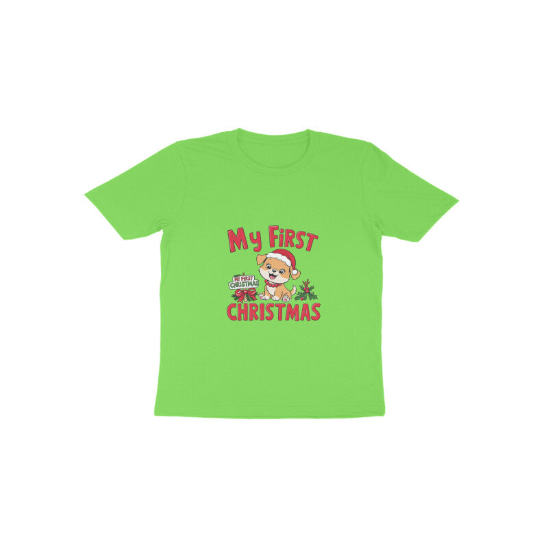 Drip SquadX Kids First Christmas Puppy Tshirt
